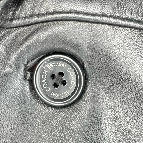 Coach Leather Jacket XL - Picture 5 of 5